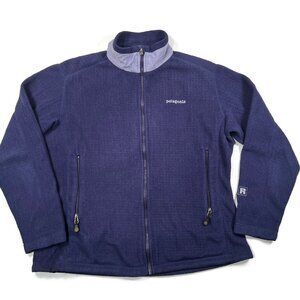 Patagonia R3 Radiant Full Zip Regulator Fleece Hiking Jacket Purple Womens Large
